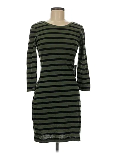 Pre-owned Express Casual Dress In Green