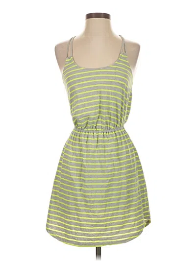 Pre-owned Express Casual Dress In Green