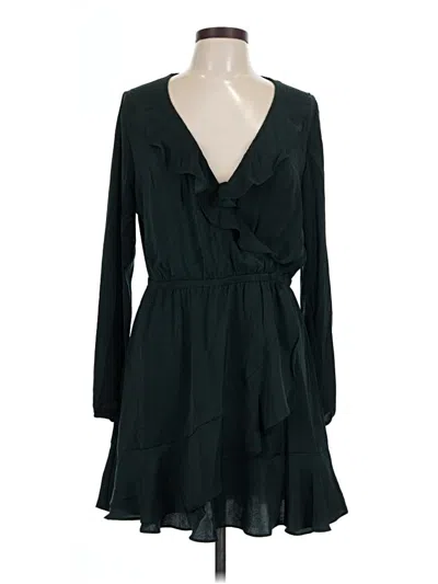 Pre-owned Express Casual Dress In Green