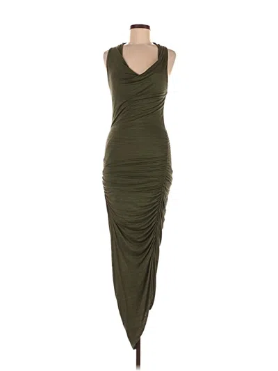 Pre-owned Express Casual Dress In Green