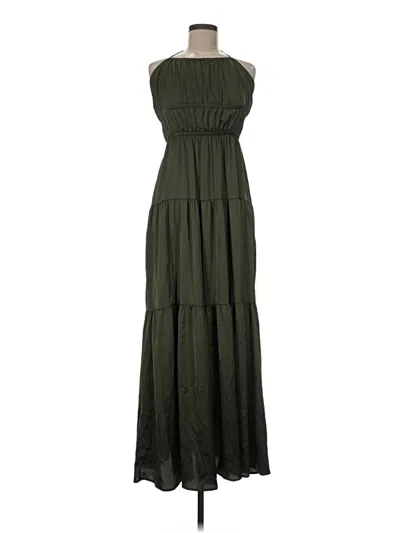 Pre-owned Express Casual Dress In Green