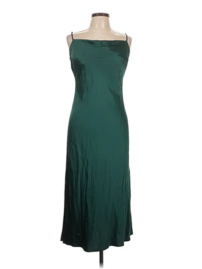 Pre-owned Express Casual Dress In Green