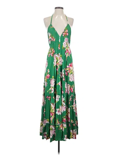 Pre-owned Express Casual Dress In Green