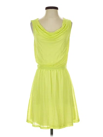 Pre-owned Express Casual Dress In Green