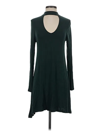Pre-owned Express Casual Dress In Green