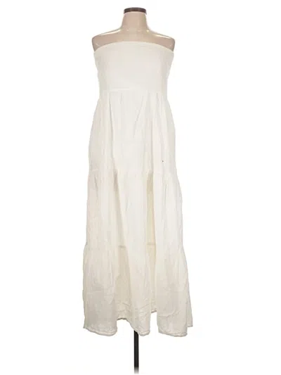 Pre-owned Express Casual Dress In Ivory