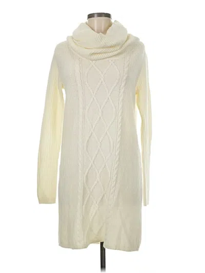 Pre-owned Express Casual Dress In Ivory