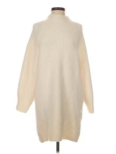 Pre-owned Express Casual Dress In Ivory