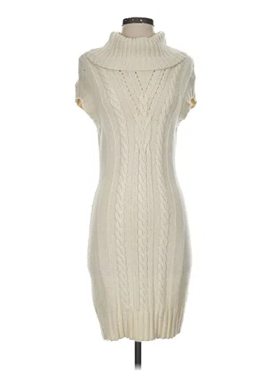 Pre-owned Express Casual Dress In Ivory