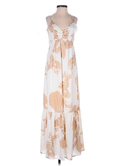 Pre-owned Express Casual Dress In Ivory