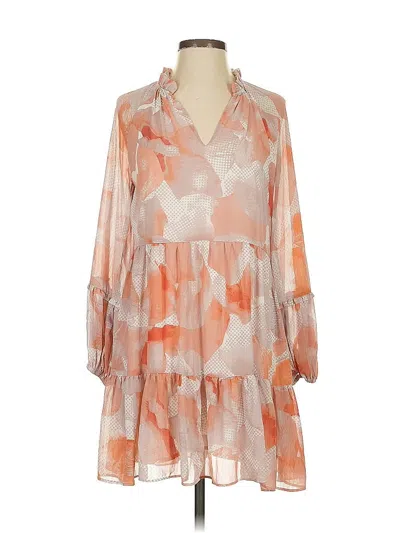 Pre-owned Express Casual Dress In Orange