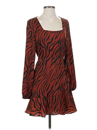 Pre-owned Express Casual Dress In Orange