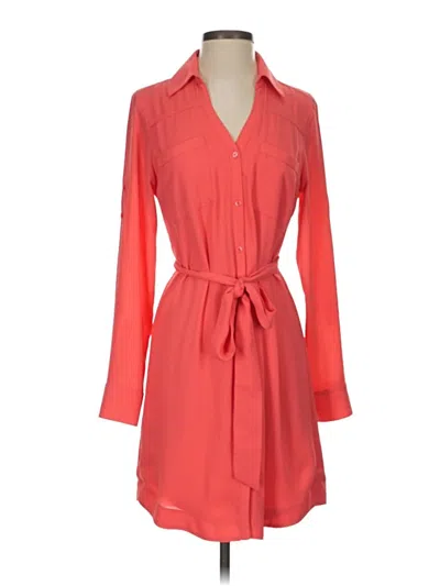 Pre-owned Express Casual Dress In Orange