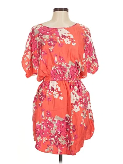 Pre-owned Express Casual Dress In Orange