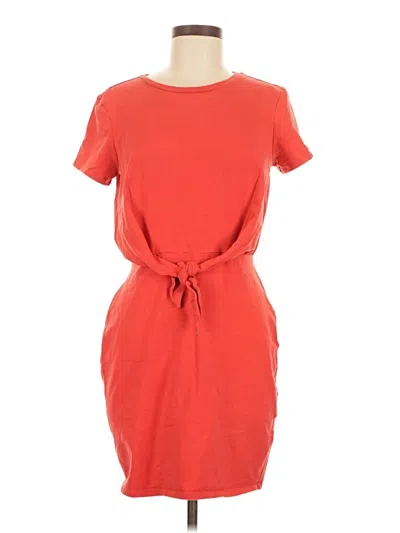 Pre-owned Express Casual Dress In Orange