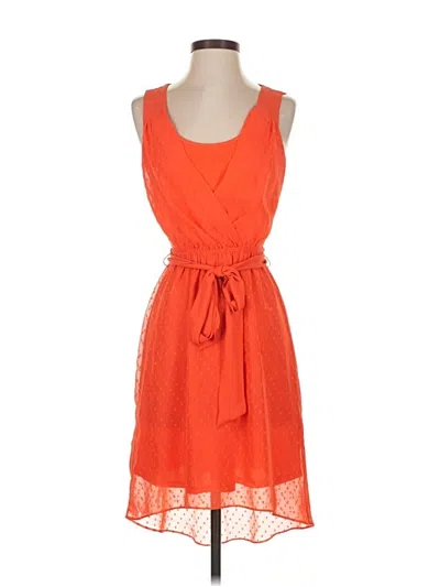 Pre-owned Express Casual Dress In Orange