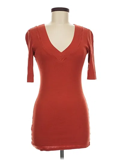 Pre-owned Express Casual Dress In Orange