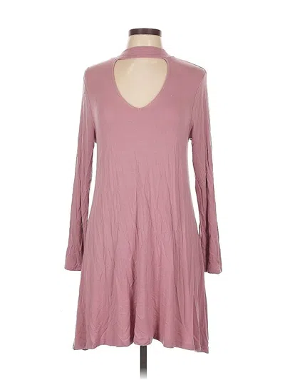 Pre-owned Express Casual Dress In Pink