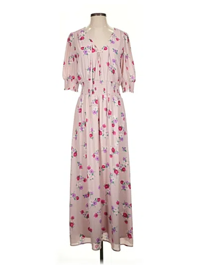 Pre-owned Express Casual Dress In Pink