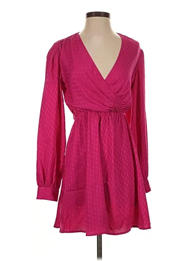 Pre-owned Express Casual Dress In Pink