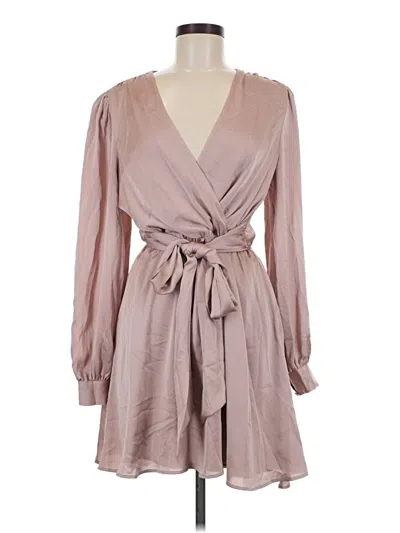 Pre-owned Express Casual Dress In Pink