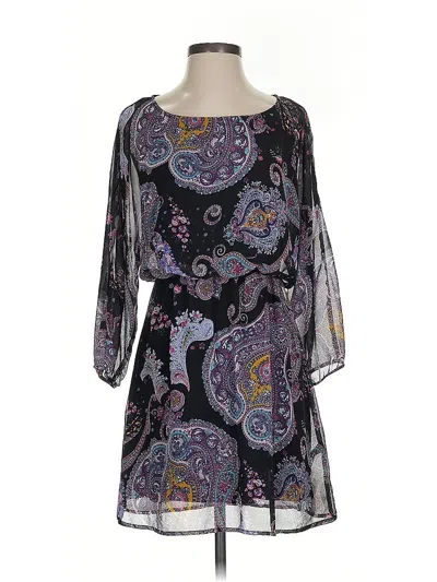 Pre-owned Express Casual Dress In Purple