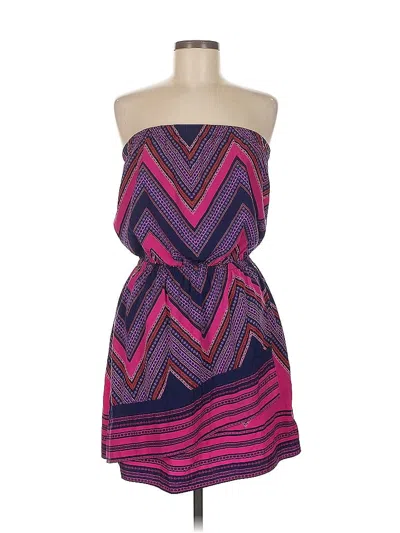 Pre-owned Express Casual Dress In Purple