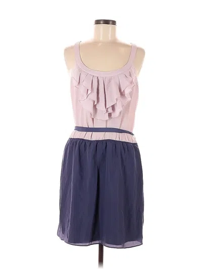 Pre-owned Express Casual Dress In Purple