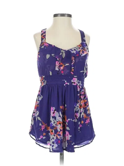 Pre-owned Express Casual Dress In Purple
