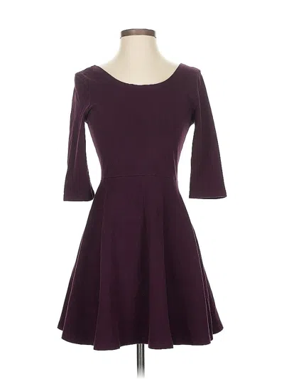 Pre-owned Express Casual Dress In Purple