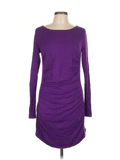 Pre-owned Express Casual Dress In Purple