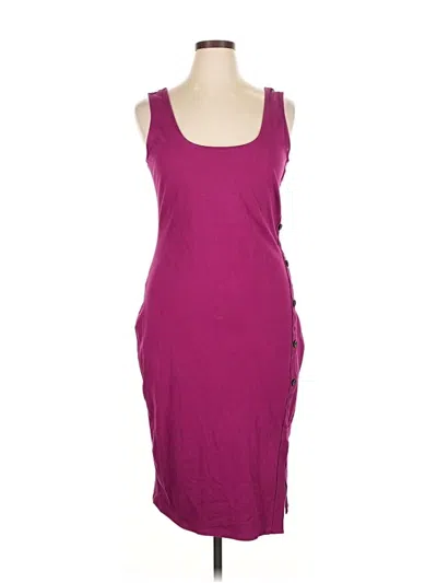 Pre-owned Express Casual Dress In Purple