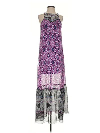 Pre-owned Express Casual Dress In Purple