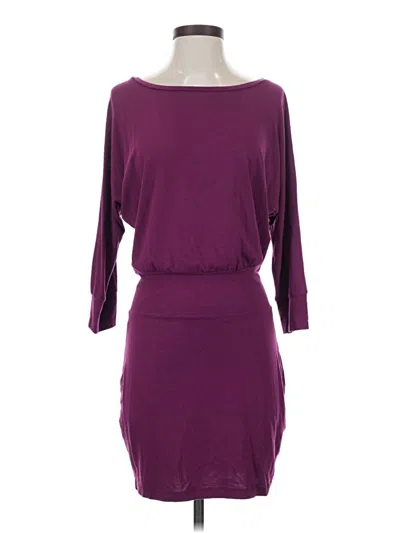 Pre-owned Express Casual Dress In Purple