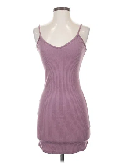 Pre-owned Express Casual Dress In Purple