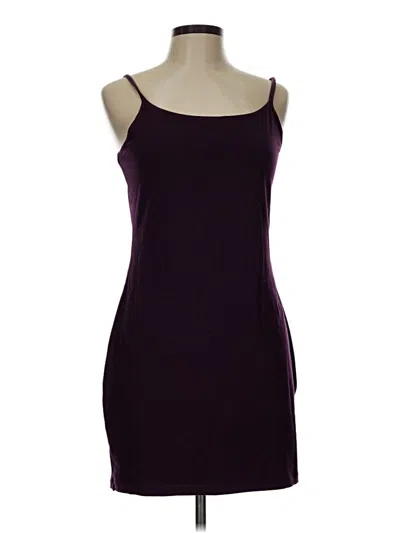 Pre-owned Express Casual Dress In Purple