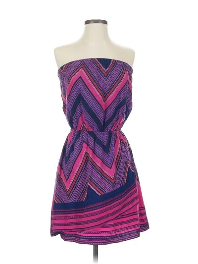 Pre-owned Express Casual Dress In Purple