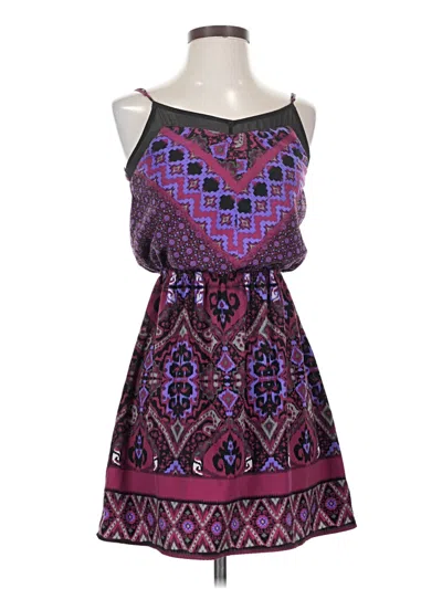 Pre-owned Express Casual Dress In Purple