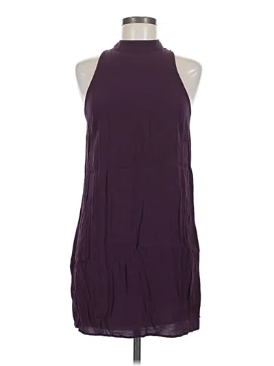 Pre-owned Express Casual Dress In Purple