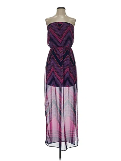 Pre-owned Express Casual Dress In Purple