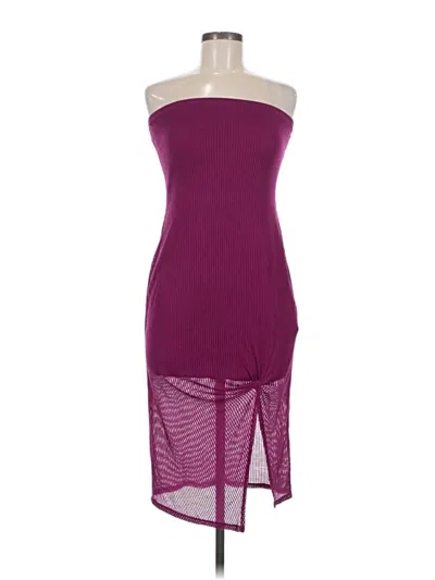 Pre-owned Express Casual Dress In Purple