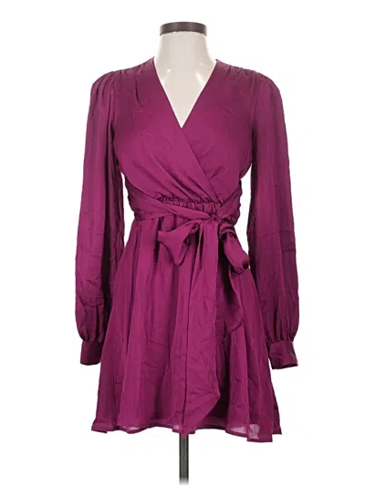 Pre-owned Express Casual Dress In Purple