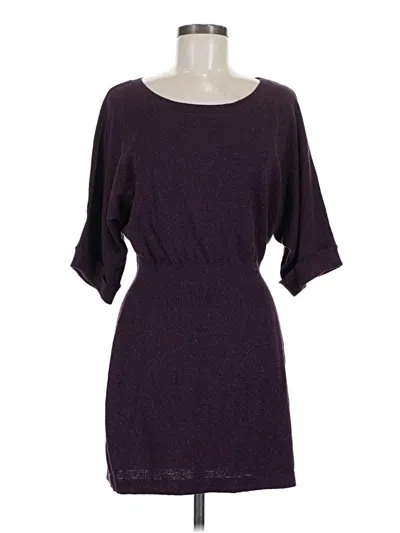 Pre-owned Express Casual Dress In Purple