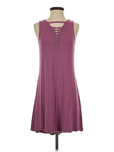 Pre-owned Express Casual Dress In Purple