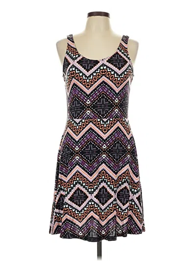 Pre-owned Express Casual Dress In Purple