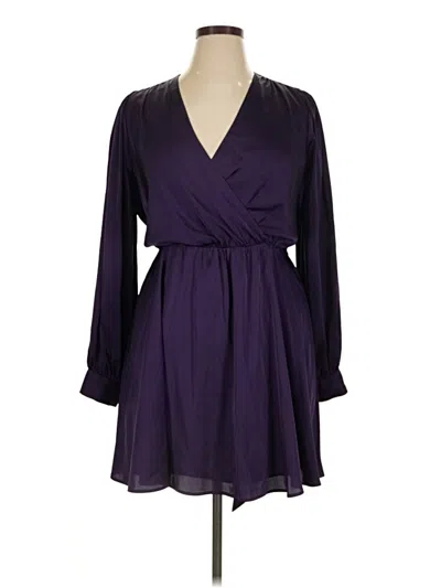 Pre-owned Express Casual Dress In Purple