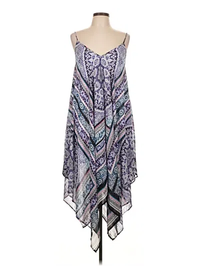 Pre-owned Express Casual Dress In Purple