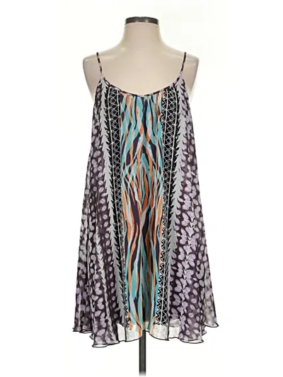 Pre-owned Express Casual Dress In Purple