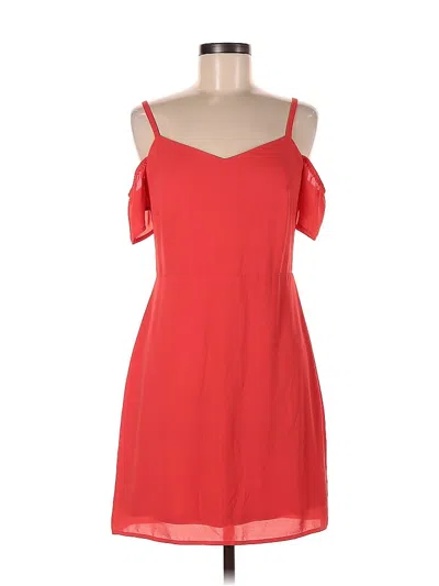Pre-owned Express Casual Dress In Red