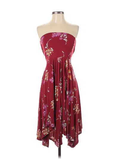 Pre-owned Express Casual Dress In Red